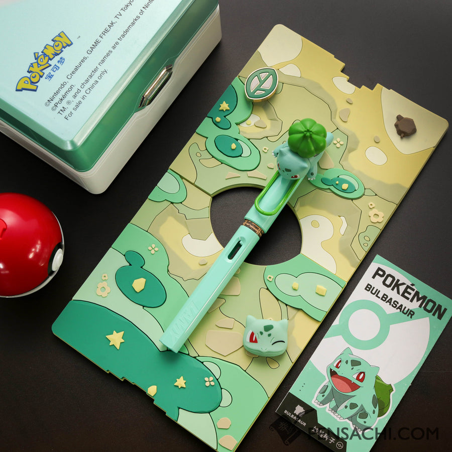 LAMY Safari Special Edition Pokemon Fountain Pen Set - Bulbasaur