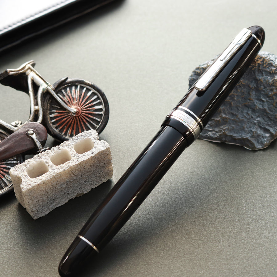 PLATINUM President Fountain Pen - Black Rhodium - PenSachi Japanese Limited Fountain Pen