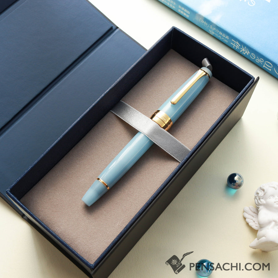 SAILOR Limited Edition Pro Gear Realo Fountain Pen - Blue Sky - PenSachi Japanese Limited Fountain Pen