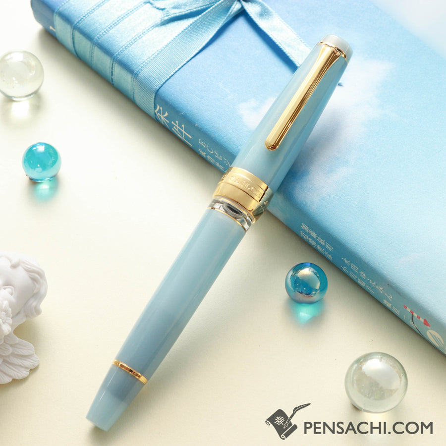 SAILOR Limited Edition Pro Gear Realo Fountain Pen - Blue Sky - PenSachi Japanese Limited Fountain Pen