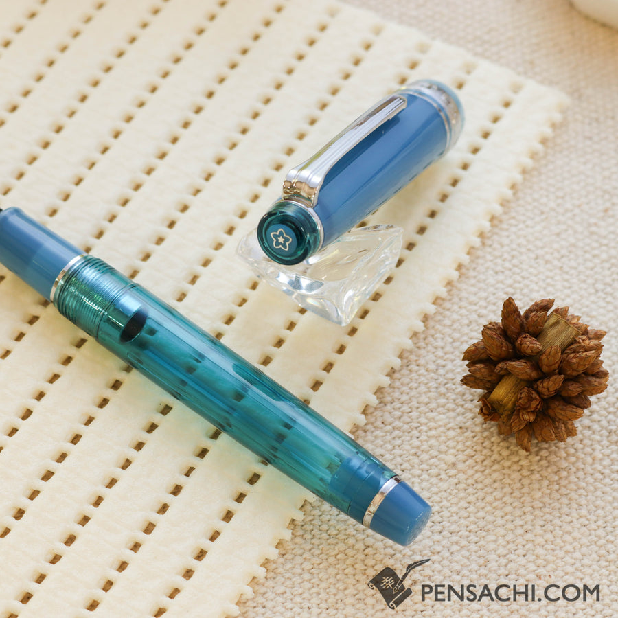 SAILOR Limited Edition Pro Gear Slim Manyo Fountain Pen Set -  Violet - PenSachi Japanese Limited Fountain Pen