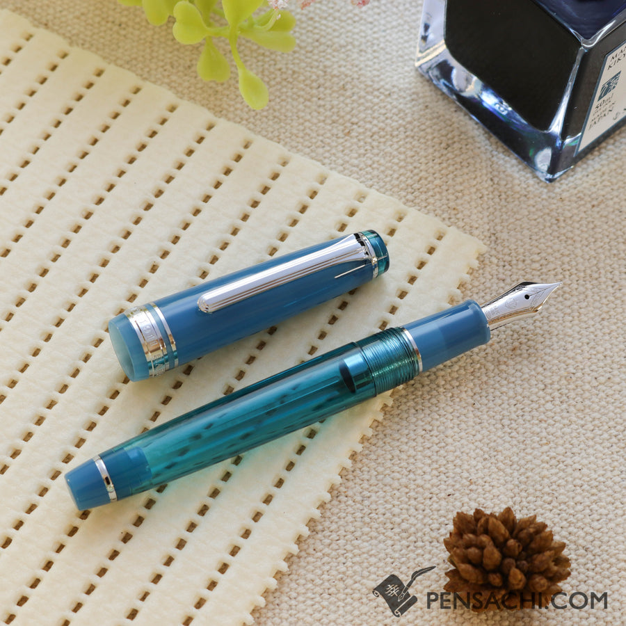 SAILOR Limited Edition Pro Gear Slim Manyo Fountain Pen Set -  Violet - PenSachi Japanese Limited Fountain Pen