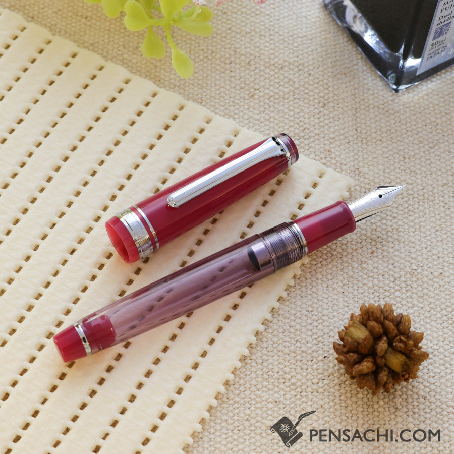 SAILOR Limited Edition Pro Gear Slim Manyo Fountain Pen Set -  Wisteria - PenSachi Japanese Limited Fountain Pen