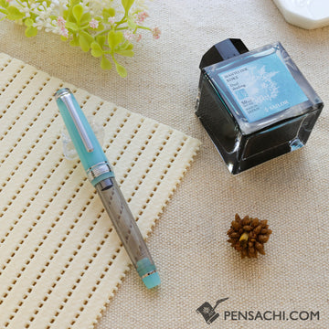 SAILOR Limited Edition Pro Gear Slim Manyo Fountain Pen Set -  Moss - PenSachi Japanese Limited Fountain Pen
