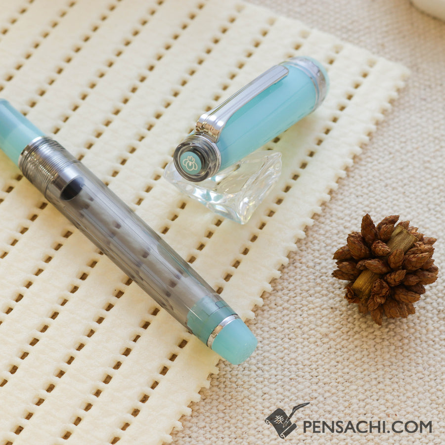 SAILOR Limited Edition Pro Gear Slim Manyo Fountain Pen Set -  Moss - PenSachi Japanese Limited Fountain Pen