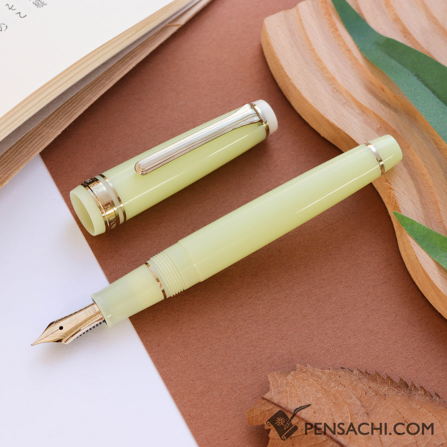 SAILOR Pro Gear Slim Shikiori Noyama No Uta Fountain Pen - Haru Tsuge Dori