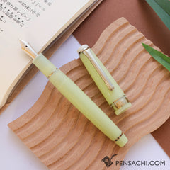 SAILOR Pro Gear Slim Shikiori Noyama No Uta Fountain Pen - Haru Tsuge Dori - PenSachi Japanese Limited Fountain Pen