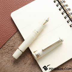 SAILOR Pro Gear Slim Mini 21 Fountain Pen - Ivory - PenSachi Japanese Limited Fountain Pen