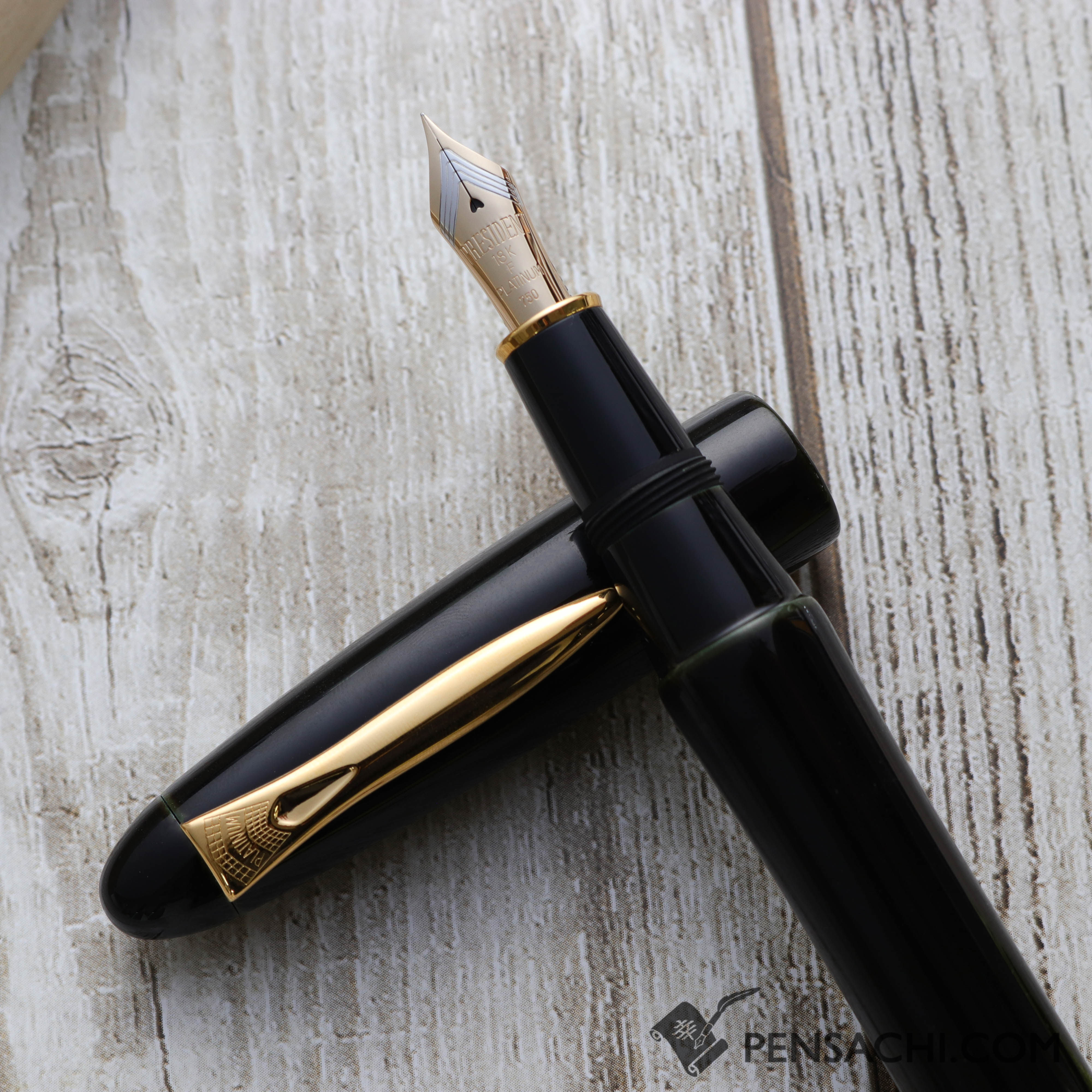 キューバ産　美麗ゾウムシ　11mm PLATINUM Izumo Tamenuri Fountain Pen - Soratame | PenSachi - Japan