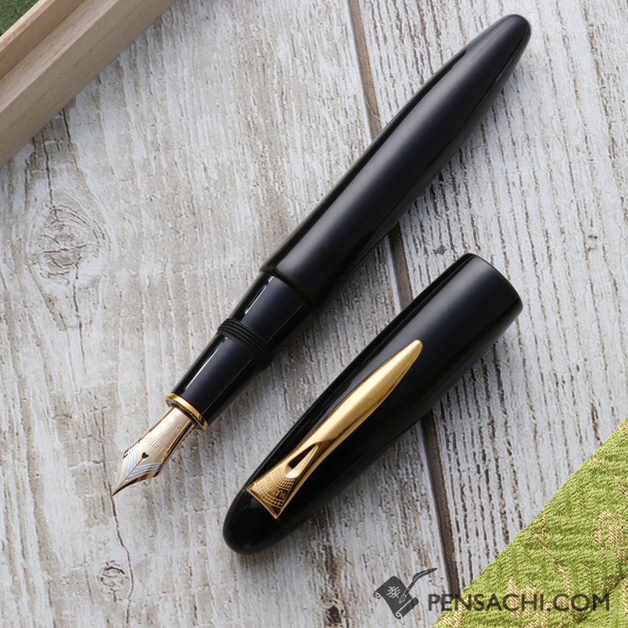PLATINUM Izumo Tamenuri Fountain Pen - Soratame - PenSachi Japanese Limited Fountain Pen