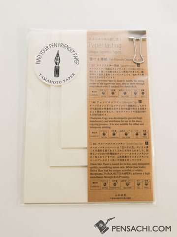 Yamamoto Paper Tasting - Pen Friendly Onionskin vol.3