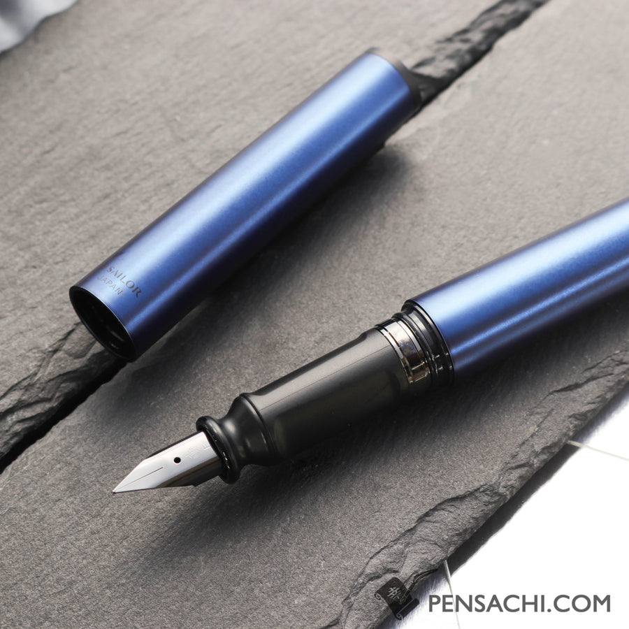 SAILOR Tuzu Adjust Forge Fountain Pen - Metallic Blue