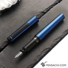 SAILOR Tuzu Adjust Forge Fountain Pen - Metallic Blue - PenSachi Japanese Limited Fountain Pen