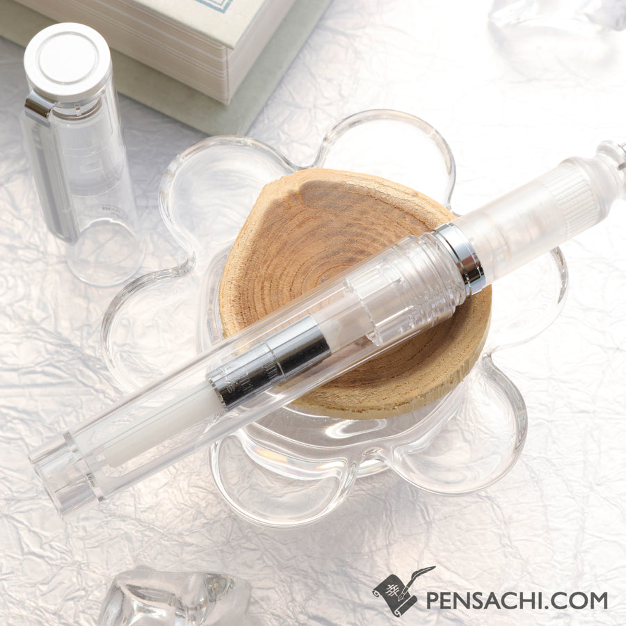 SAILOR Tuzu Adjust Glassy Fountain Pen - Crystal White