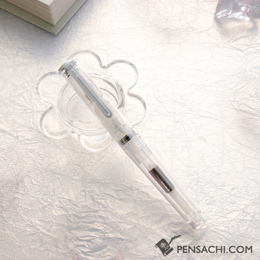 SAILOR Tuzu Adjust Glassy Fountain Pen - Crystal White
