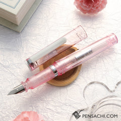 SAILOR Tuzu Adjust Glassy Fountain Pen - Crystal Cherry - PenSachi Japanese Limited Fountain Pen