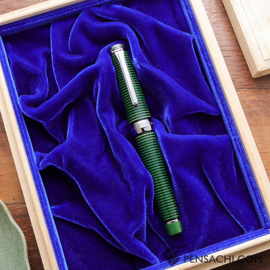 SAILOR Limited Edition Wajima Bijou Fountain Pen - Emerald (2nd Edition) - PenSachi Japanese Limited Fountain Pen