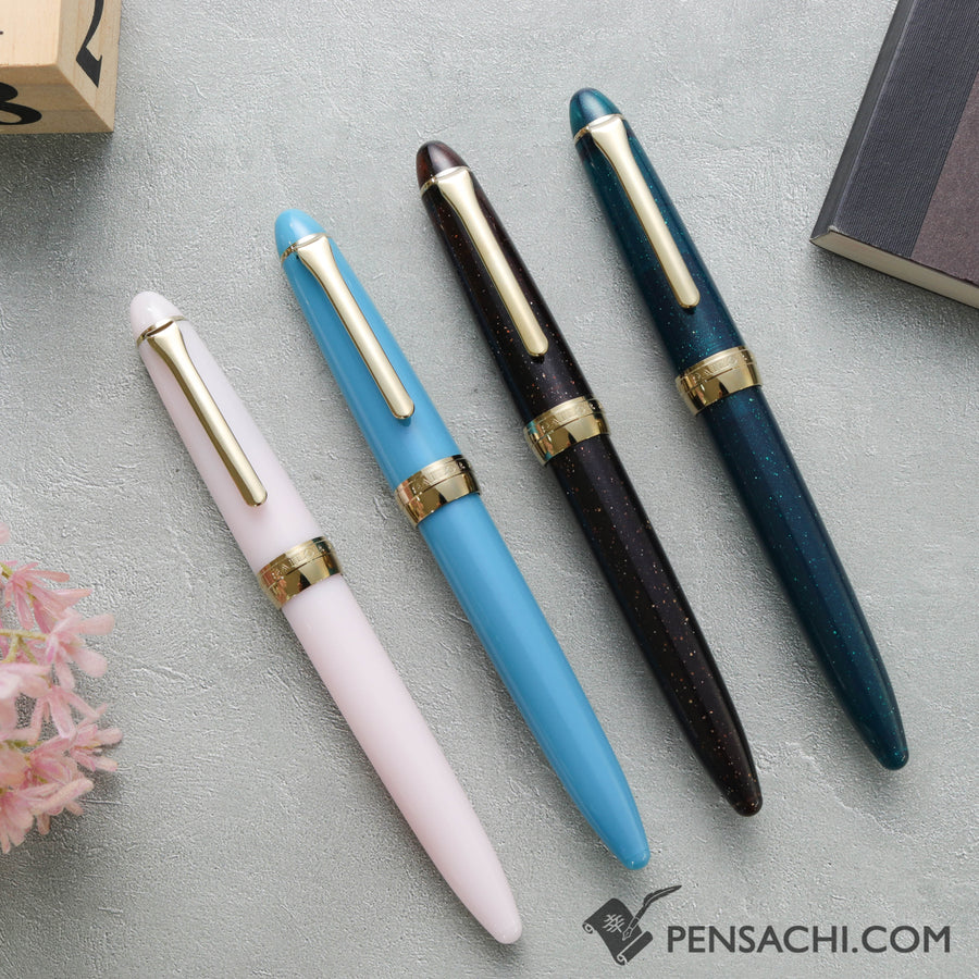 SAILOR 1911 Profit Pro-Color Shikiori Kusa Asobi Fountain Pen - Bamboo Leaf Boat