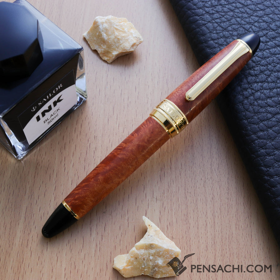 SAILOR King of Pen Profit Fountain Pen Briar - Brown - PenSachi Japanese Limited Fountain Pen
