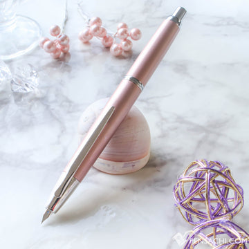 PILOT Vanishing Point Capless Decimo Fountain Pen - Champagne Pink - PenSachi Japanese Limited Fountain Pen