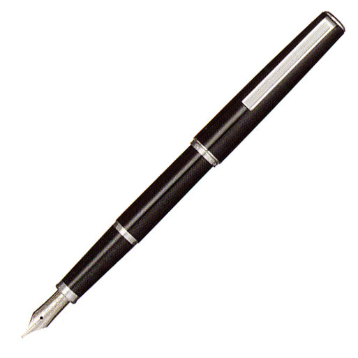SAILOR Young Profit Fountain Pen - Black Silver - PenSachi Japanese Limited Fountain Pen