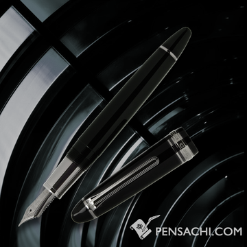 SAILOR 1911 Large (Full size) Fountain Pen - Black Luster - PenSachi Japanese Limited Fountain Pen