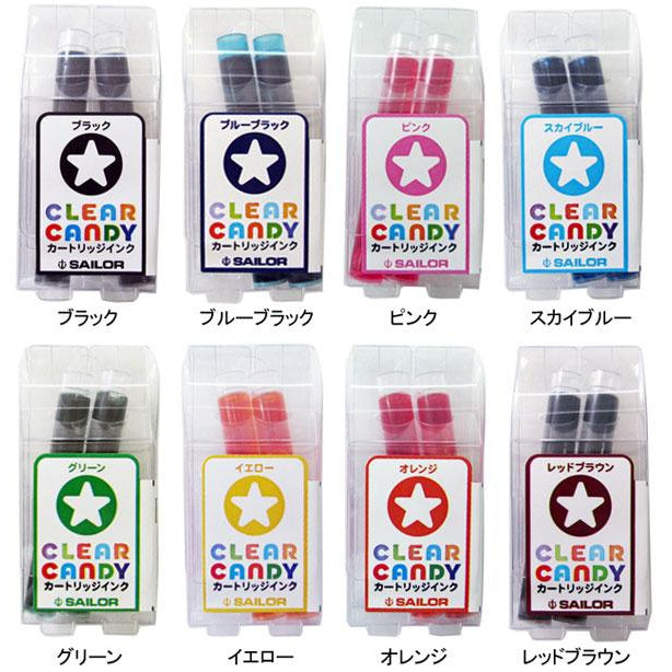Sailor Clear Candy Ink Cartridge - PenSachi Japanese Limited Fountain Pen