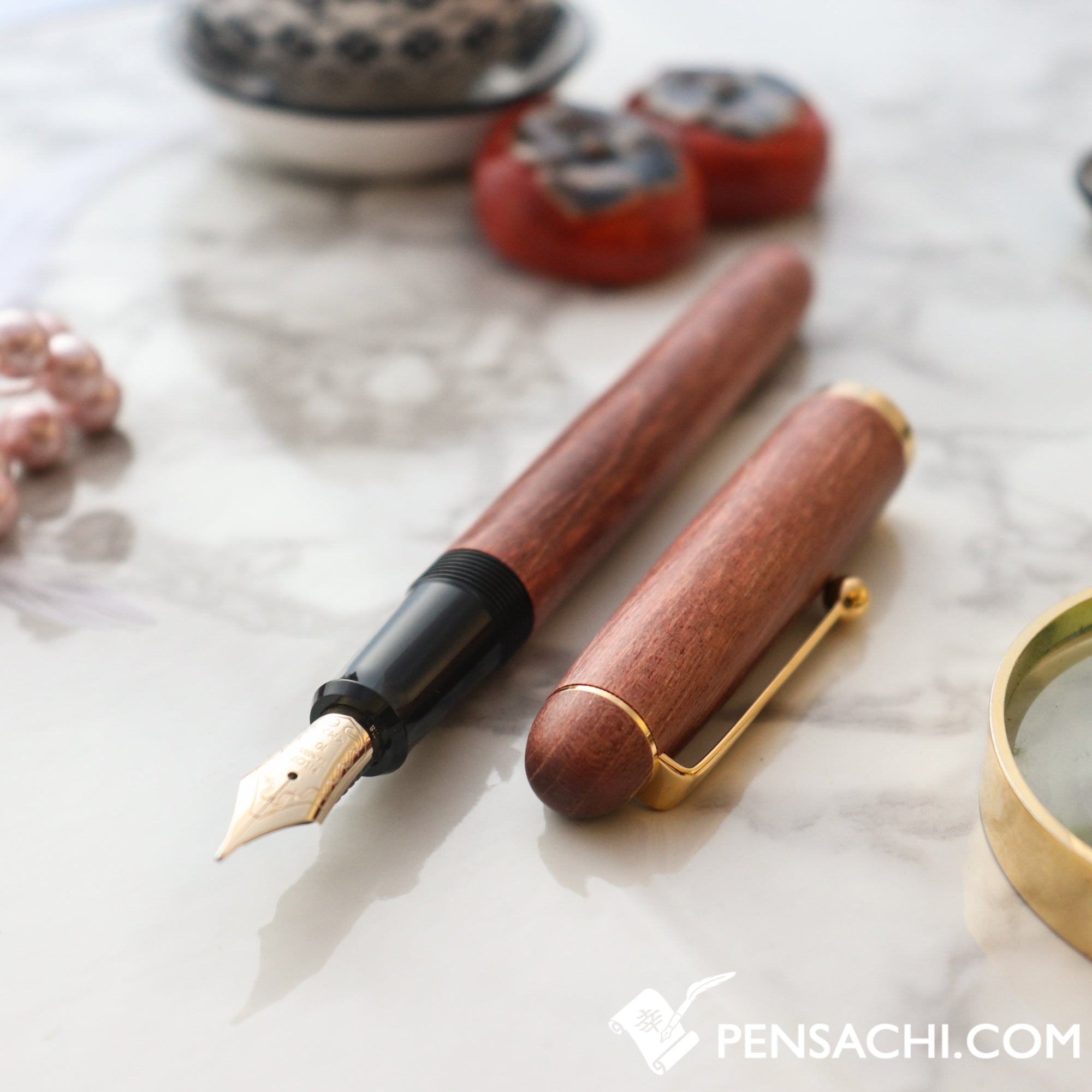 タ*1様 【PILOT】 万年筆 │ CUSTOM MAPLE Pilot Custom Fountain Pen Set w Ballpen & Pencil (1972) - Maple