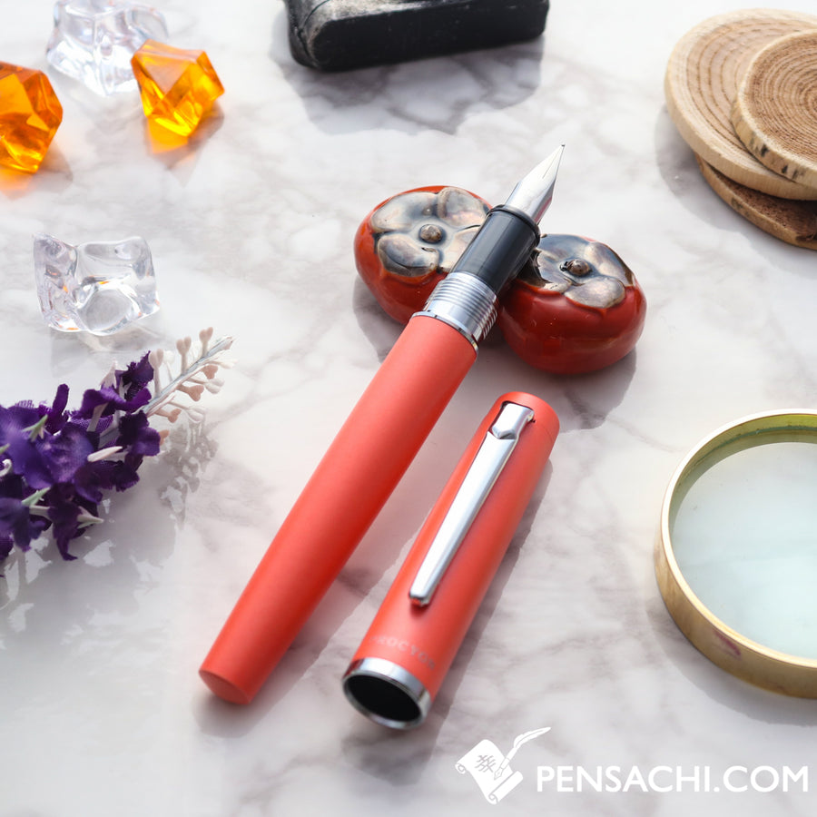 PLATINUM Procyon Fountain Pen - Persimmon Orange - PenSachi Japanese Limited Fountain Pen