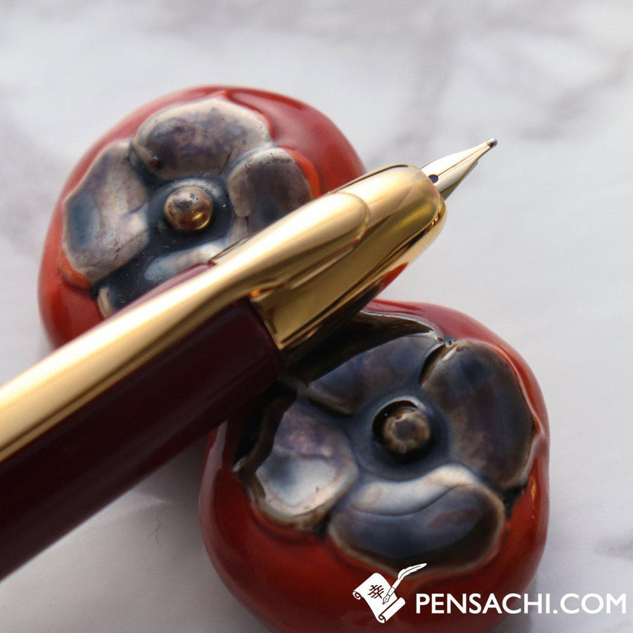 PILOT Vanishing Point Capless Gold Fountain Pen - Deep Red - PenSachi Japanese Limited Fountain Pen