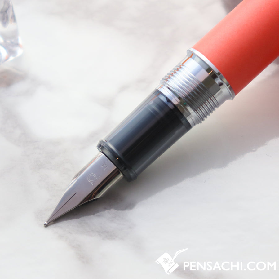 PLATINUM Procyon Fountain Pen - Persimmon Orange - PenSachi Japanese Limited Fountain Pen