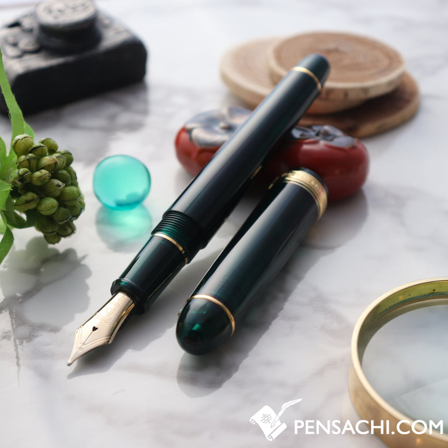 PLATINUM #3776 Century Fountain Pen - Laurel Green - PenSachi Japanese Limited Fountain Pen