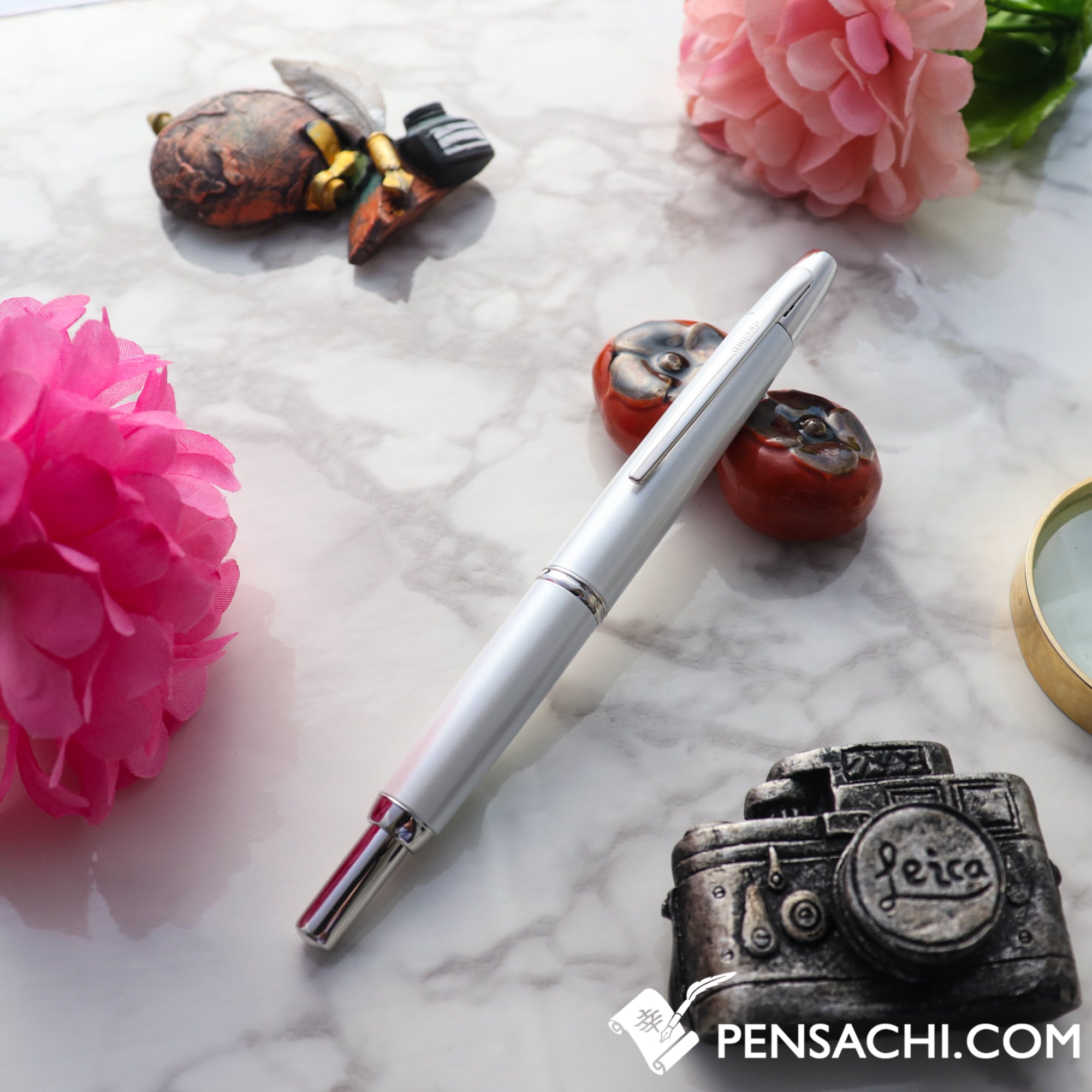 PILOT Vanishing Point Capless Decimo Fountain Pen - Pearl White