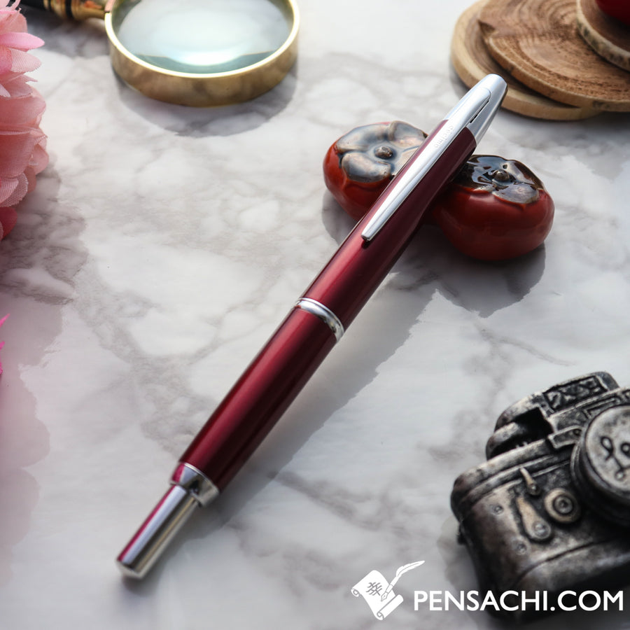 PILOT Vanishing Point Capless Decimo Fountain Pen - Red - PenSachi Japanese Limited Fountain Pen