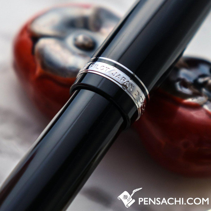 PILOT Falcon Elabo Resin Fountain Pen - Black - PenSachi Japanese Limited Fountain Pen