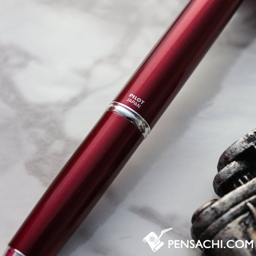 PILOT Vanishing Point Capless Decimo Fountain Pen - Red - PenSachi Japanese Limited Fountain Pen