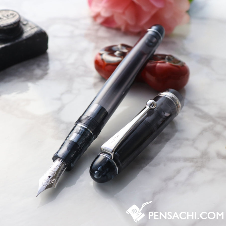 PILOT Custom 74 Fountain Pen - Demonstrator Black - PenSachi Japanese Limited Fountain Pen