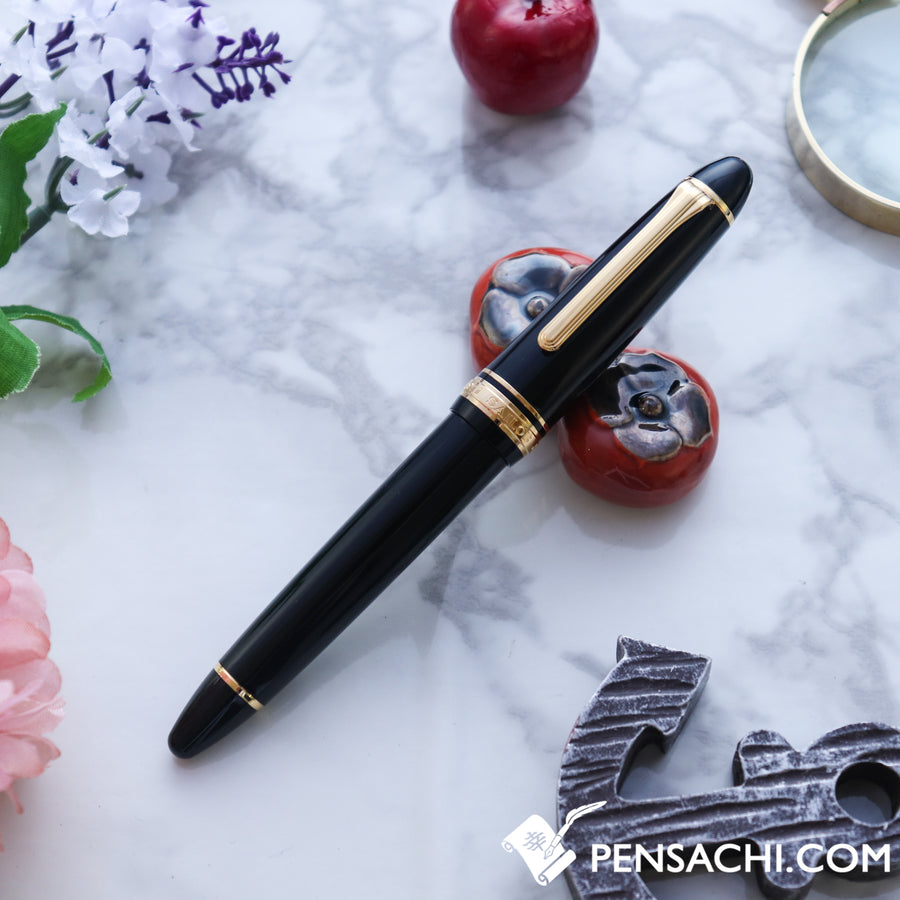 SAILOR 1911 Large (Full size) Fountain Pen - Black Gold - PenSachi Japanese Limited Fountain Pen