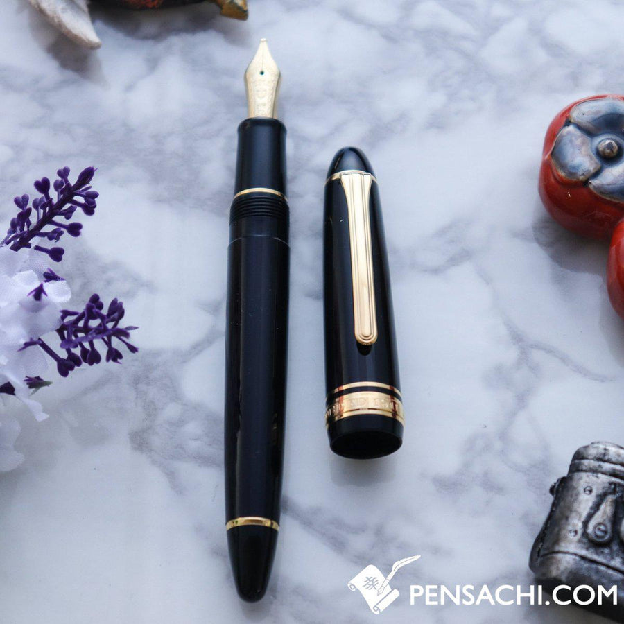 SAILOR 1911 Standard (Mid size) 21 Karat Gold Fountain Pen - Black - PenSachi Japanese Limited Fountain Pen