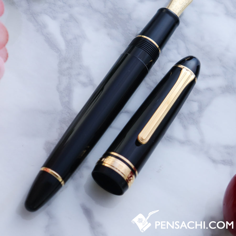 SAILOR 1911 Large (Full size) Fountain Pen - Black Gold - PenSachi Japanese Limited Fountain Pen