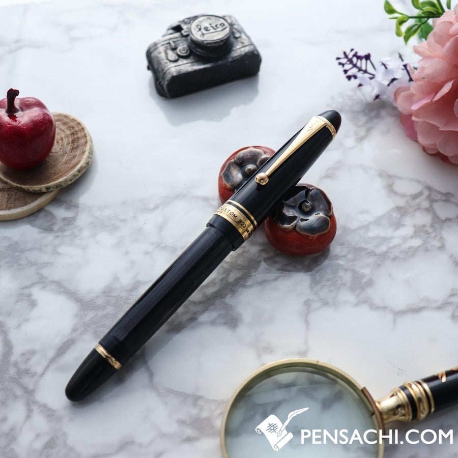 PILOT Custom 823 Fountain Pen - Smoke Black Demonstrator - PenSachi Japanese Limited Fountain Pen