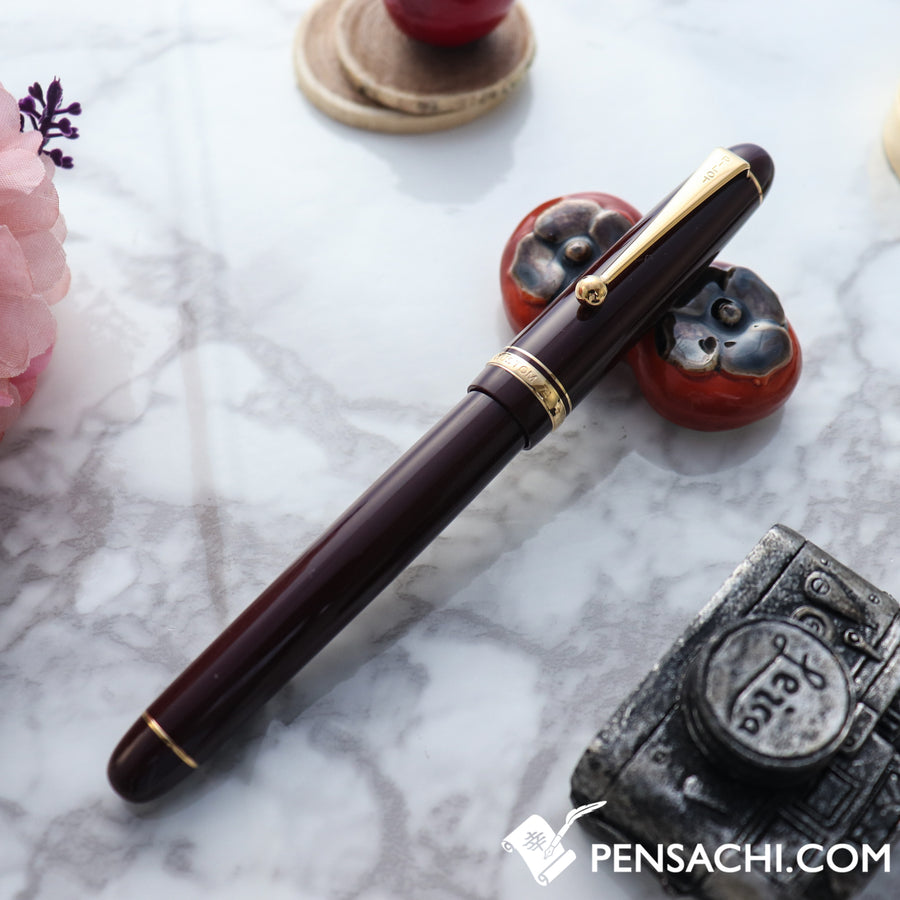 PILOT Custom 74 Fountain Pen - Deep Red - PenSachi Japanese Limited Fountain Pen