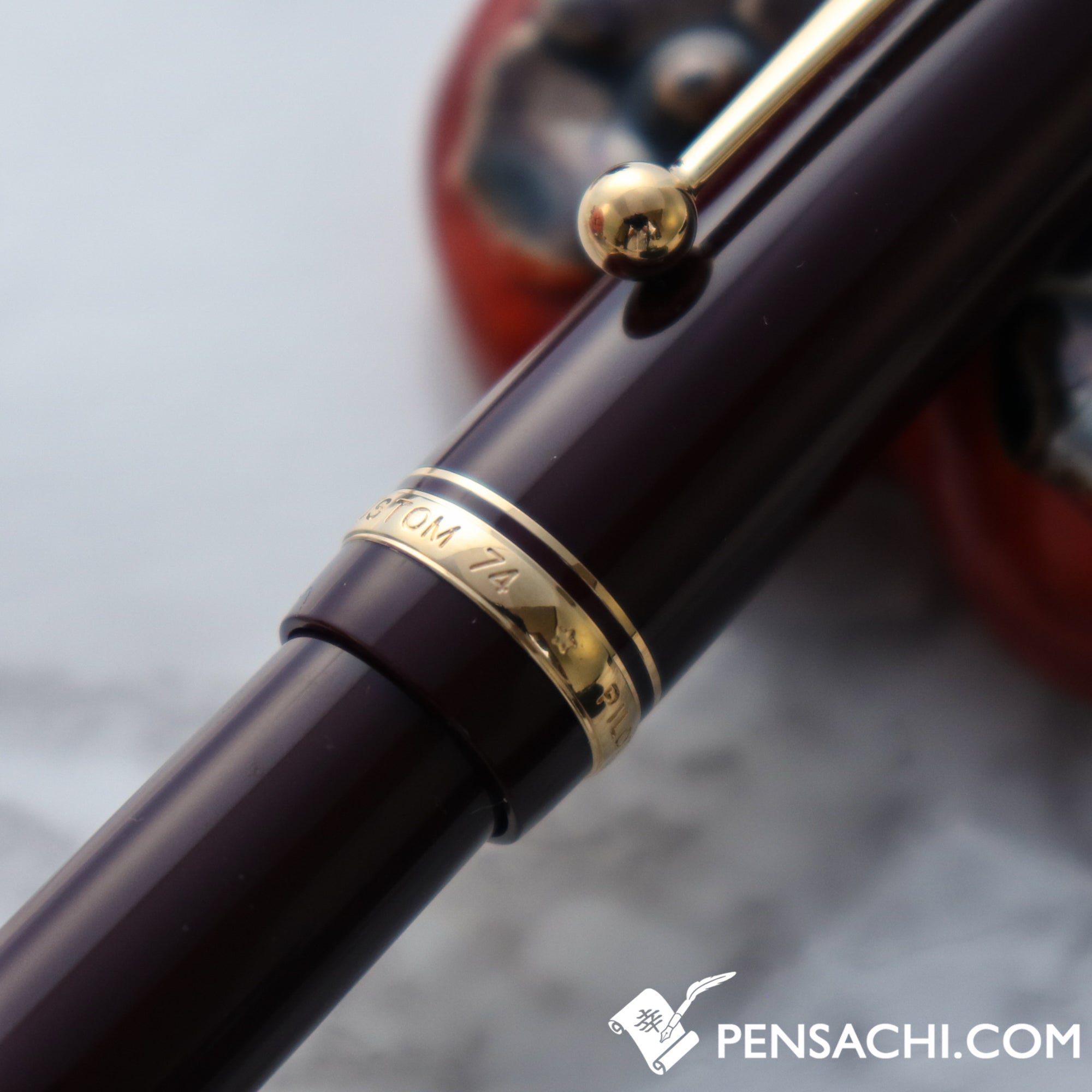 PILOT 万年筆 CUSTOM74 14K585 EUC] PILOT CUSTOM74 14k-585 GOLD NIB:F FOUNTAIN PEN VINTAGE