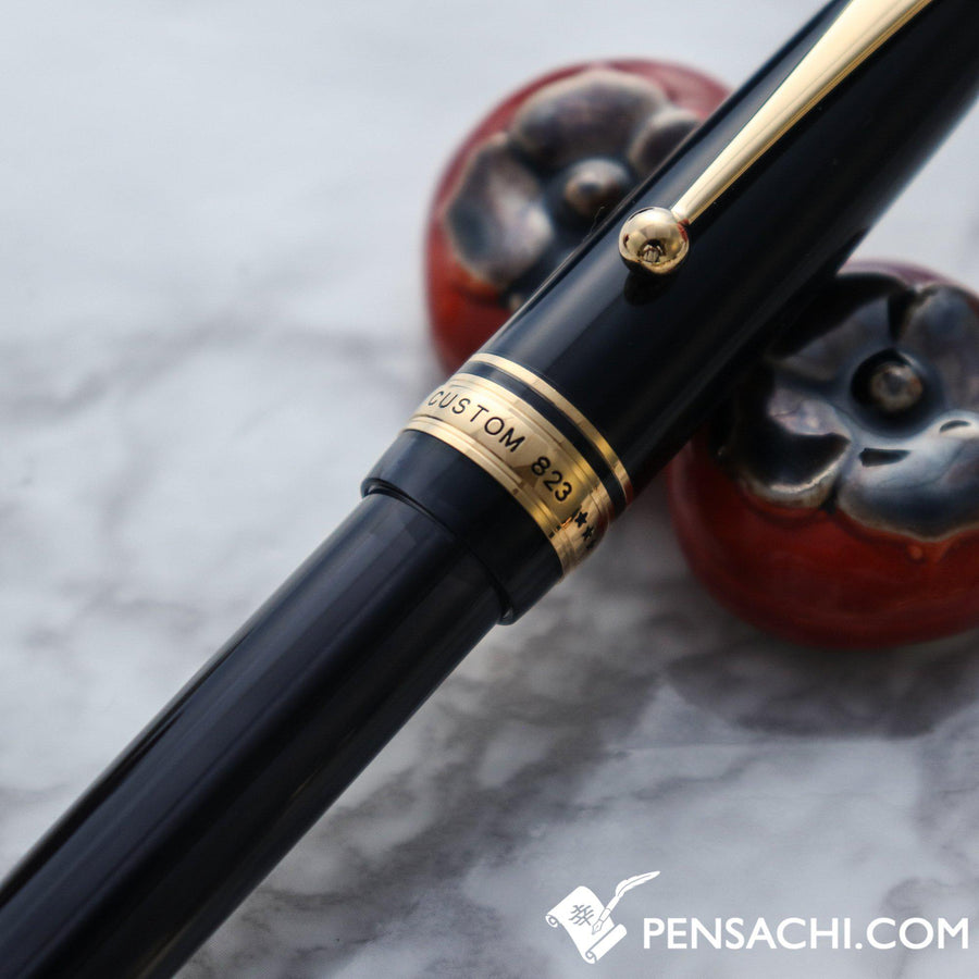 PILOT Custom 823 Fountain Pen - Smoke Black Demonstrator - PenSachi Japanese Limited Fountain Pen