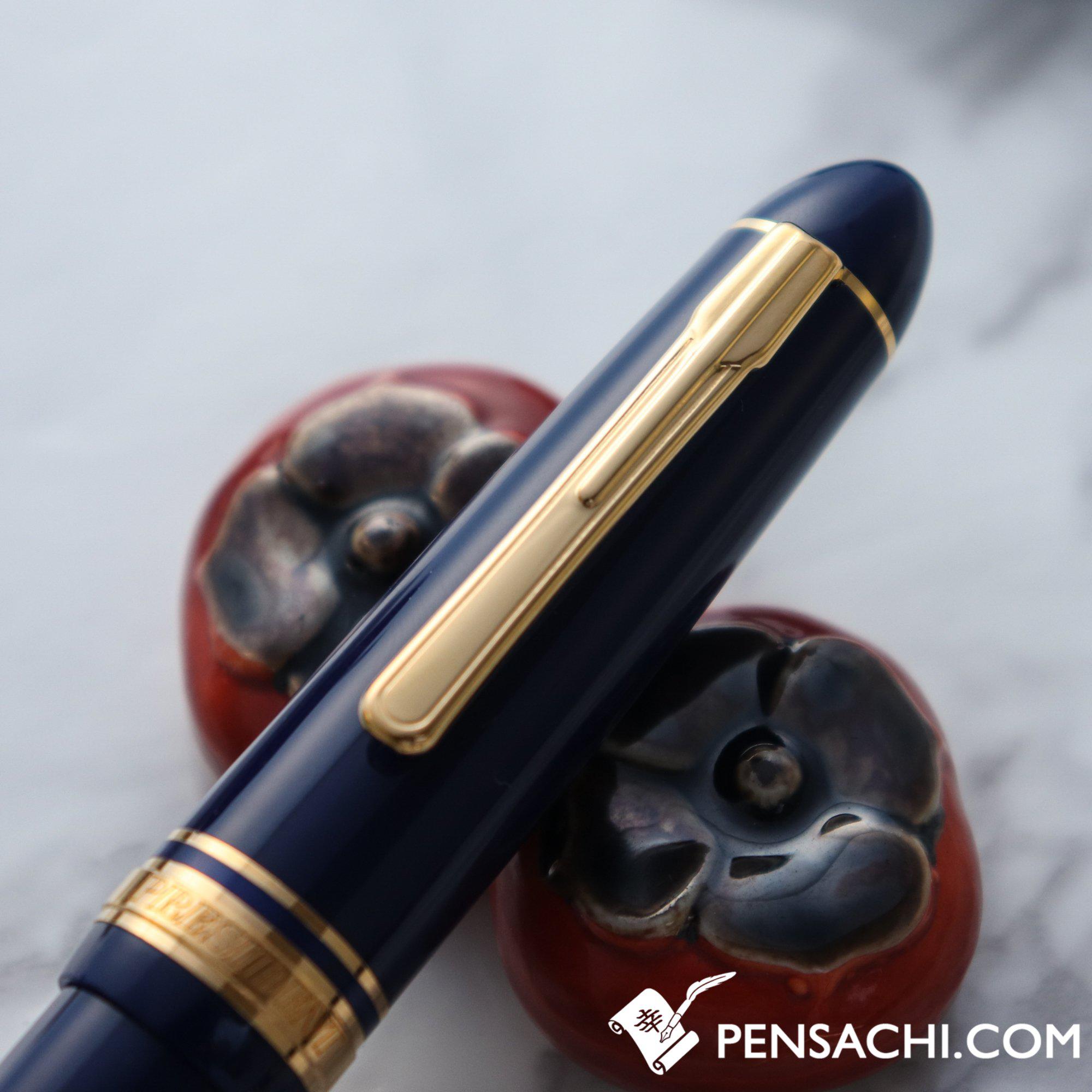 PLATINUM PRESIDENT BLUE 万年筆　字幅M PLATINUM President Fountain Pen - Blue– PenSachi
