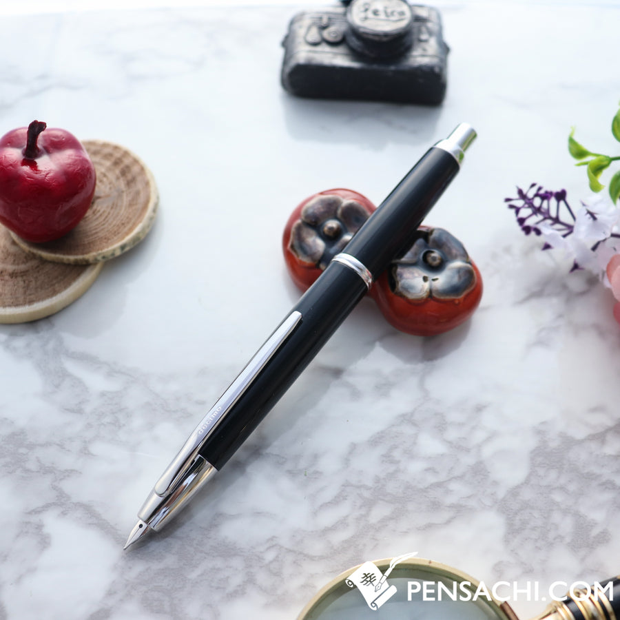 PILOT Vanishing Point Capless Decimo Fountain Pen - Black - PenSachi Japanese Limited Fountain Pen