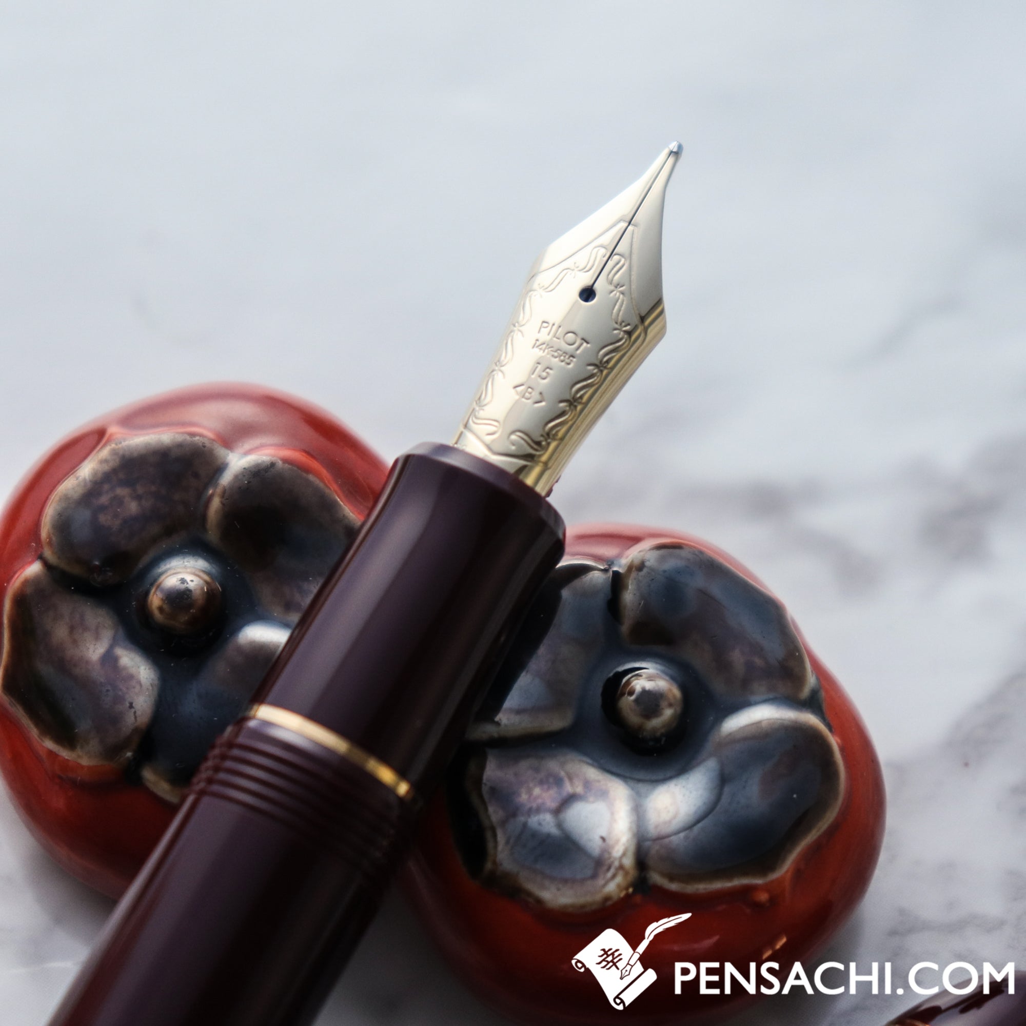 PILOT Custom 743 Fountain Pen - Deep Red | PenSachi - Japan