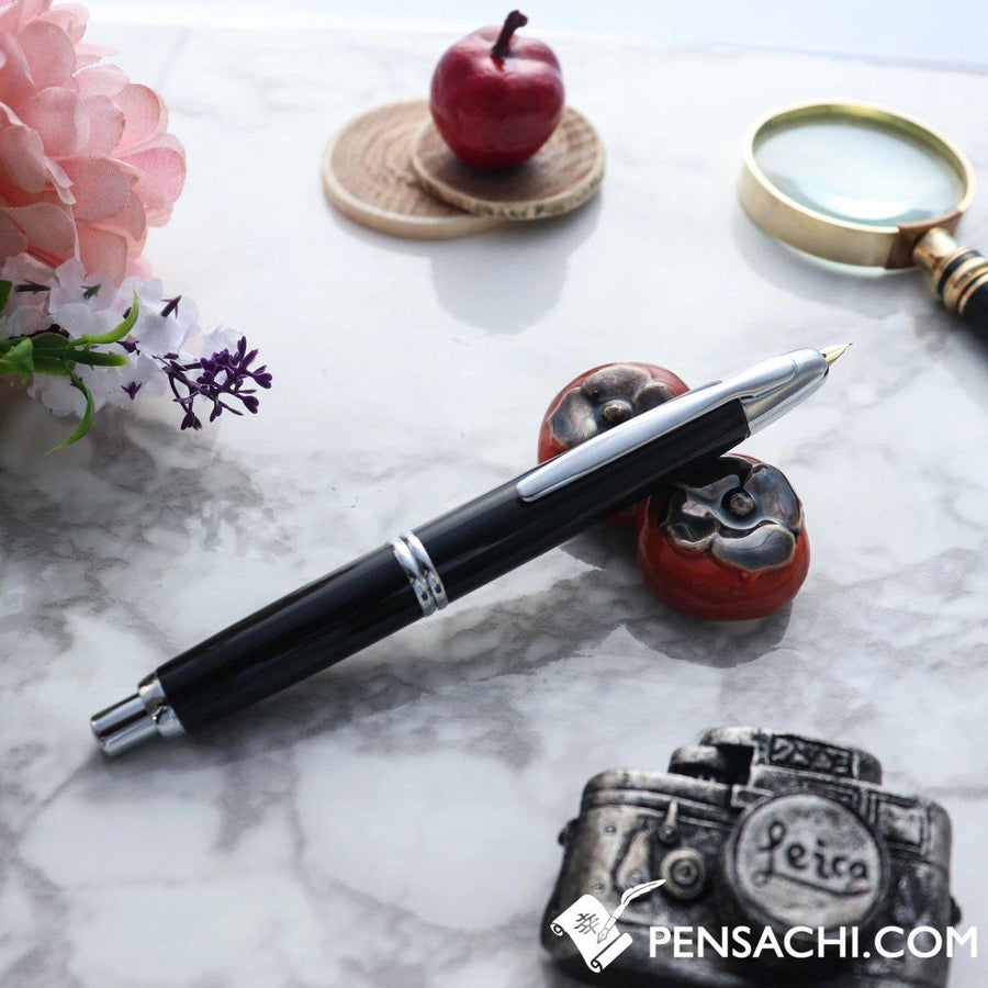 PILOT Vanishing Point Capless Special Alloy Fountain Pen - Black - PenSachi Japanese Limited Fountain Pen