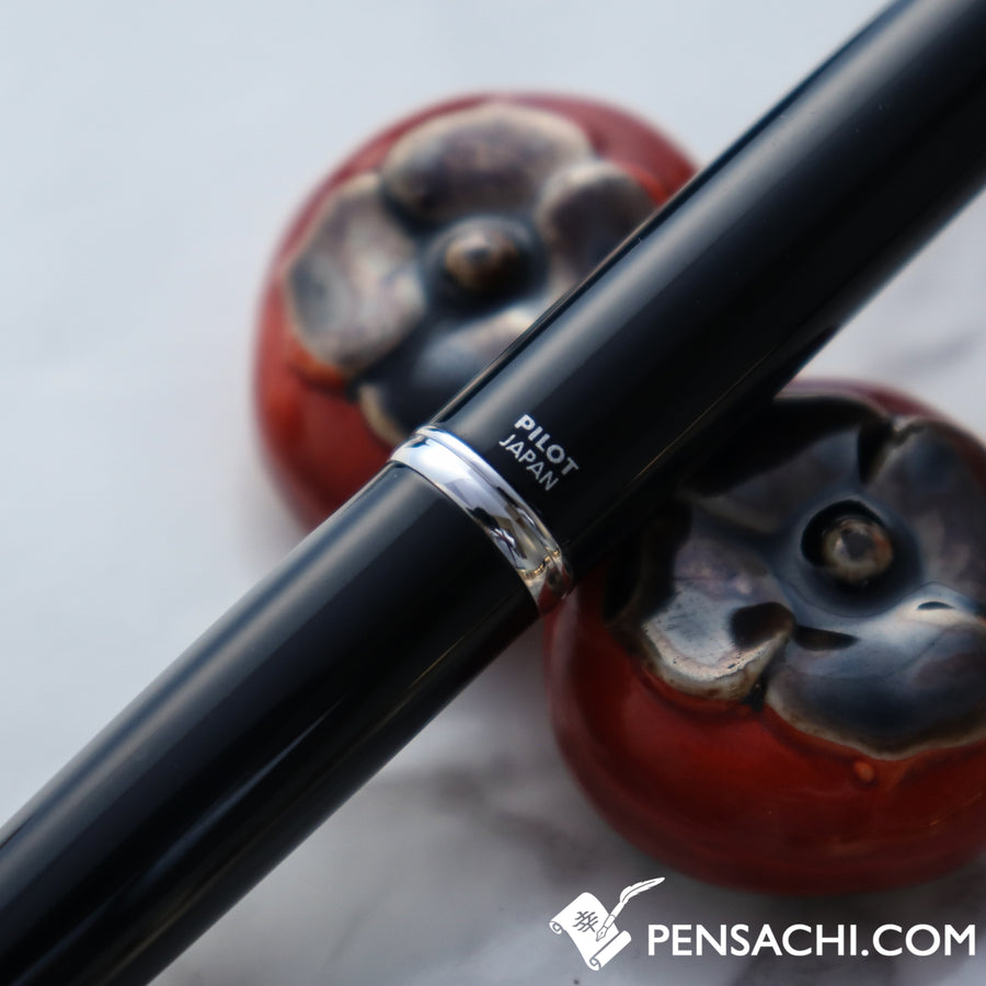 PILOT Vanishing Point Capless Decimo Fountain Pen - Black - PenSachi Japanese Limited Fountain Pen