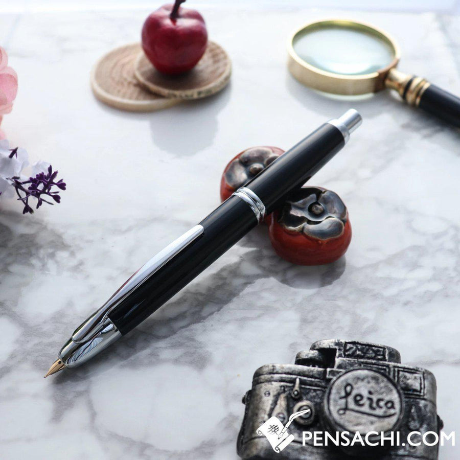 PILOT Vanishing Point Capless Special Alloy Fountain Pen - Black - PenSachi Japanese Limited Fountain Pen
